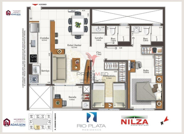 Imagem Apartamento com 2 Quartos à Venda, 68 m² em Capoeiras - Florianópolis Imagem Apartamento com 2 Quartos à Venda, 68 m² em Capoeiras - Florianópolis
