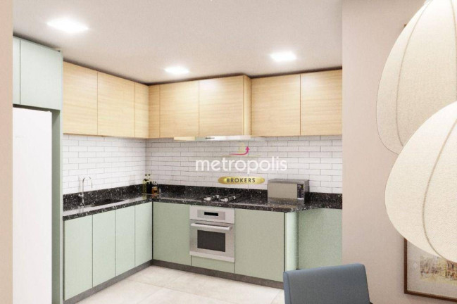 Imagem Apartamento com 2 Quartos à Venda, 61 m² em Jardim - Santo André