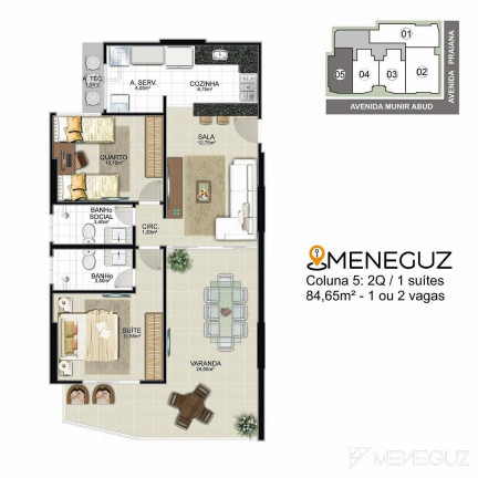 Imagem Apartamento com 2 Quartos à Venda, 83 m² em Praia Do Morro - Guarapari Imagem Apartamento com 2 Quartos à Venda, 83 m² em Praia Do Morro - Guarapari
