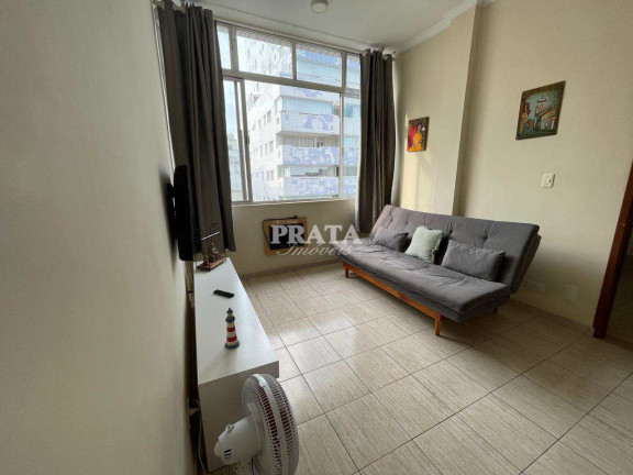 Apartamento com 1 Quarto à Venda, 42 m² em Gonzaga - Santos