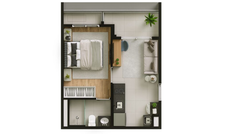 Imagem Apartamento com 1 Quarto à Venda, 27 m² em Cidade Monções - São Paulo Imagem Apartamento com 1 Quarto à Venda, 27 m² em Cidade Monções - São Paulo