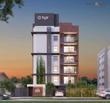 Apartamento com 1 Quarto à Venda, 39 m² em água Verde - Curitiba