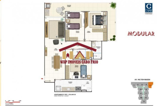 Imagem Apartamento com 2 Quartos à Venda, 78 m² em Passagem - Cabo Frio Imagem Apartamento com 2 Quartos à Venda, 78 m² em Passagem - Cabo Frio
