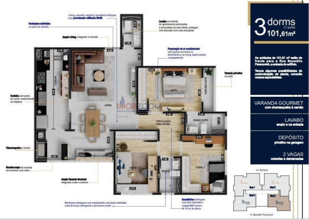 Imagem Apartamento com 3 Quartos à Venda, 129 m² em Nova Gardênia - Atibaia Imagem Apartamento com 3 Quartos à Venda, 129 m² em Nova Gardênia - Atibaia