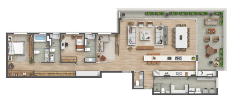 Imagem Apartamento com 4 Quartos à Venda, 218 m² em Sumaré - São Paulo