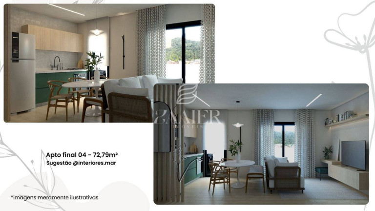 Apartamento com 3 Quartos à Venda, 90 m² em Saguaçu - Joinville