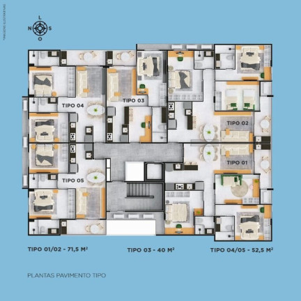 Imagem Apartamento com 2 Quartos à Venda, 52 m² em Bessa - João Pessoa