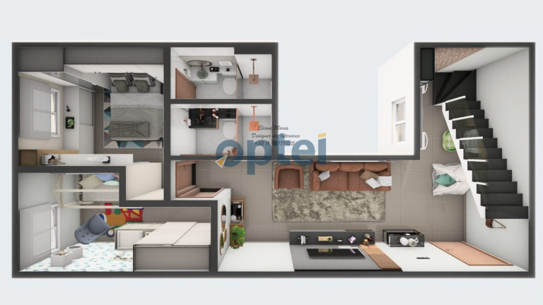 Imagem Imóvel com 2 Quartos à Venda, 98 m² em Santa Maria - Santo André Imagem Imóvel com 2 Quartos à Venda, 98 m² em Santa Maria - Santo André