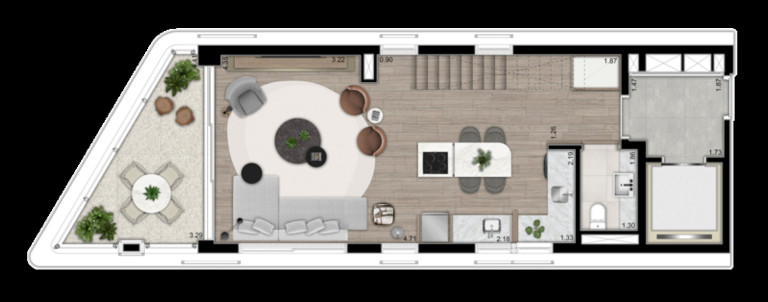 Imagem Imóvel com 1 Quarto à Venda, 58 m² em Vila Madalena - São Paulo