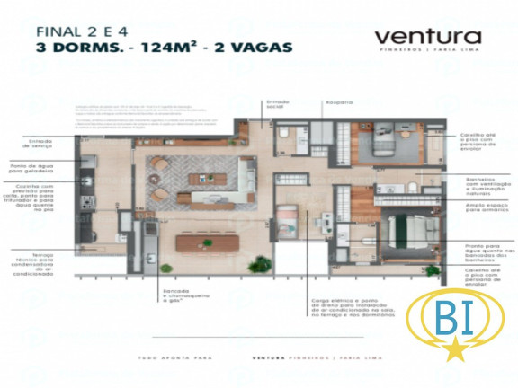 Imagem Apartamento com 3 Quartos à Venda, 124 m² em Pinheiros - São Paulo
