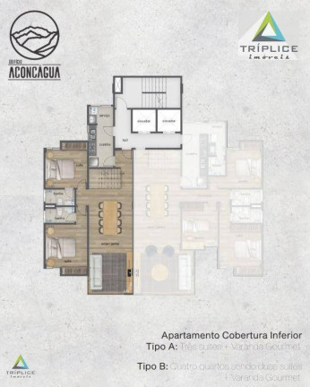 Imagem Cobertura com 3 Quartos à Venda, 180 m² em São Mateus - Juiz De Fora