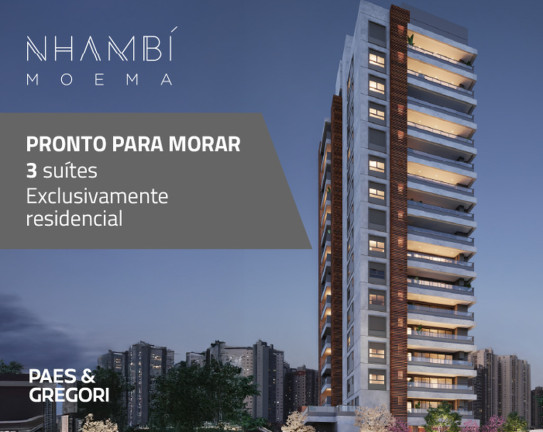 Imagem Apartamento com 3 Quartos à Venda, 111 m² em Moema - São Paulo
