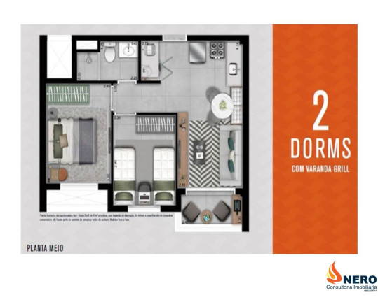 Imagem Imóvel com 2 Quartos à Venda, 42 m² em Vila Das Belezas - São Paulo