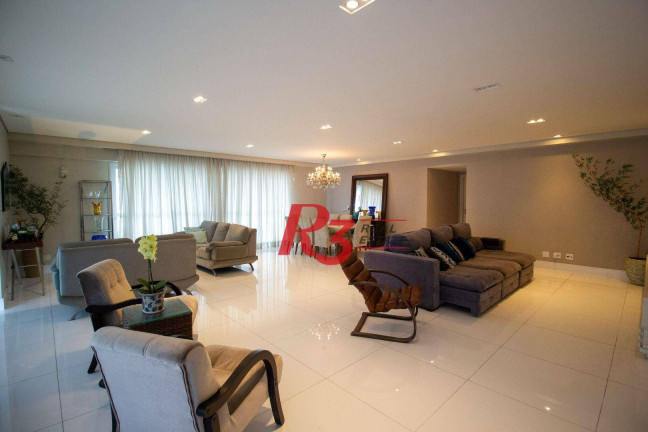 Imagem Apartamento com 4 Quartos à Venda, 324 m² em Aparecida - Santos Imagem Apartamento com 4 Quartos à Venda, 324 m² em Aparecida - Santos