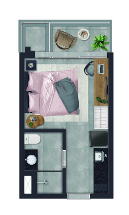 Imagem Imóvel com 2 Quartos à Venda, 42 m² em Alto Da Boa Vista - São Paulo