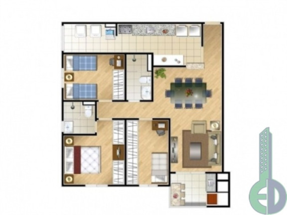 Imagem Apartamento com 3 Quartos à Venda, 89 m² em Barcelona - São Caetano Do Sul Imagem Apartamento com 3 Quartos à Venda, 89 m² em Barcelona - São Caetano Do Sul