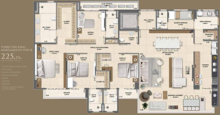 Imagem Apartamento com 4 Quartos à Venda,  em Jóquei - Teresina
