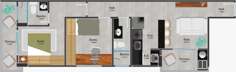 Imagem Imóvel com 2 Quartos à Venda, em Canto Do Forte - Praia Grande Imagem Imóvel com 2 Quartos à Venda, em Canto Do Forte - Praia Grande