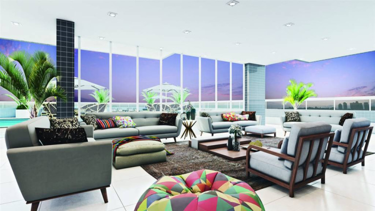 Imagem Apartamento com 2 Quartos à Venda, 80 m² em Guilhermina - Praia Grande