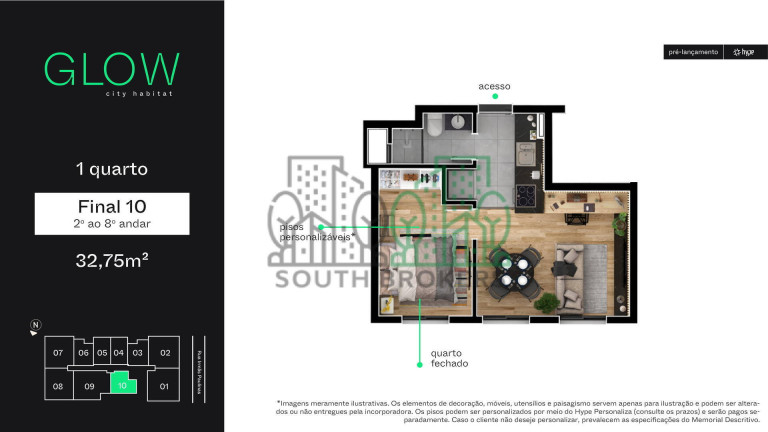 Imagem Apartamento com 2 Quartos à Venda, 56 m² em Novo Mundo - Curitiba Imagem Apartamento com 2 Quartos à Venda, 56 m² em Novo Mundo - Curitiba