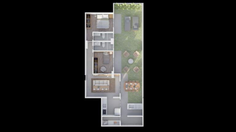 Imagem Apartamento com 2 Quartos à Venda, 105 m² em Canto Do Forte - Praia Grande