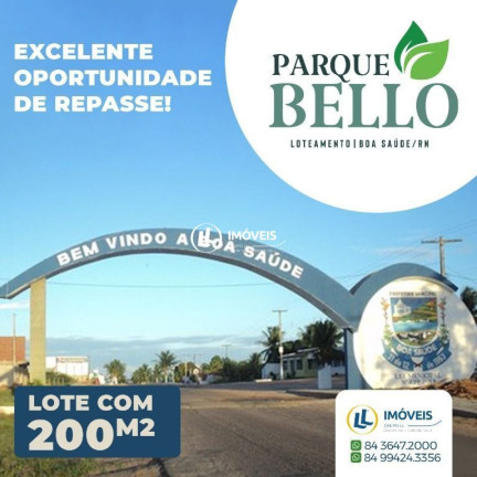 Terreno à Venda, 200 m² em Centro - Boa Saúde
