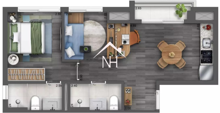 Imagem Apartamento com 2 Quartos à Venda, 46 m² em Chácara Santo Antônio (zona Sul) - São Paulo Imagem Apartamento com 2 Quartos à Venda, 46 m² em Chácara Santo Antônio (zona Sul) - São Paulo
