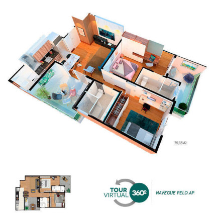 Imagem Apartamento com 2 Quartos à Venda, 75 m² em Jardim Aquarius - São José Dos Campos Imagem Apartamento com 2 Quartos à Venda, 75 m² em Jardim Aquarius - São José Dos Campos