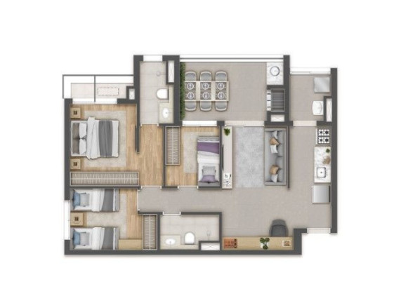 Imagem Apartamento com 1 Quarto à Venda, 38 m² em Vila Clementino - São Paulo Imagem Apartamento com 1 Quarto à Venda, 38 m² em Vila Clementino - São Paulo