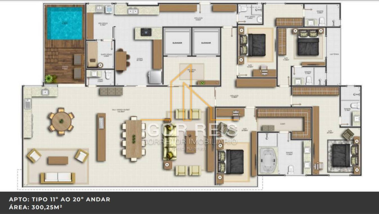 Imagem Apartamento com 3 Quartos à Venda,  em Parque Tamandaré - Campos Dos Goytacazes