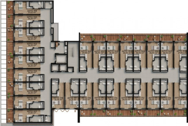 Imagem Apartamento com 1 Quarto à Venda, 30 m² em Três Figueiras - Porto Alegre