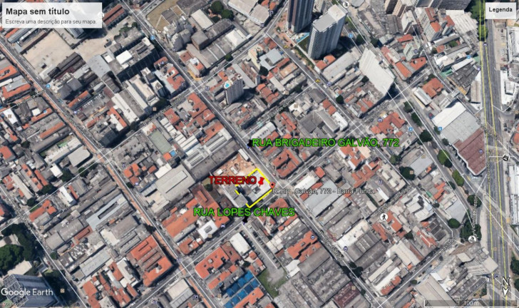 Imagem Terreno à Venda, 623 m² em Barra Funda - São Paulo Imagem Terreno à Venda, 623 m² em Barra Funda - São Paulo