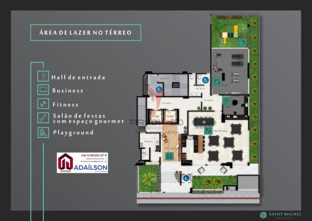 Imagem Apartamento com 2 Quartos à Venda, 77 m² em Kobrasol - São José Imagem Apartamento com 2 Quartos à Venda, 77 m² em Kobrasol - São José