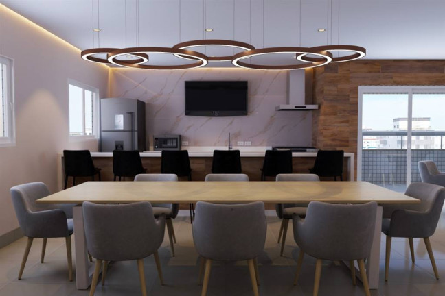 Imagem Apartamento com 1 Quarto à Venda, 55 m² em Guilhermina - Praia Grande