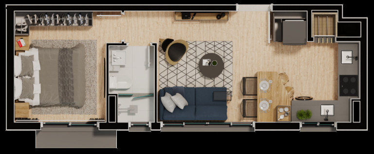 Imagem Apartamento com 2 Quartos à Venda, 66 m² em Bom Fim - Porto Alegre Imagem Apartamento com 2 Quartos à Venda, 66 m² em Bom Fim - Porto Alegre