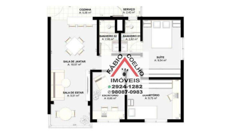 Imagem Apartamento com 3 Quartos à Venda, 72 m² em Interlagos - São Paulo Imagem Apartamento com 3 Quartos à Venda, 72 m² em Interlagos - São Paulo