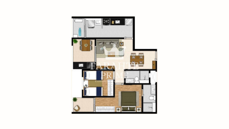 Imagem Apartamento com 2 Quartos à Venda, 72 m² em Boqueirão - Santos Imagem Apartamento com 2 Quartos à Venda, 72 m² em Boqueirão - Santos