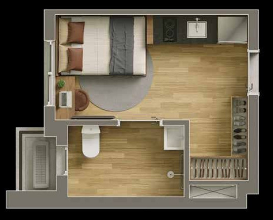Imagem Apartamento com 1 Quarto à Venda, 55 m² em Vila Olímpia - São Paulo Imagem Apartamento com 1 Quarto à Venda, 55 m² em Vila Olímpia - São Paulo