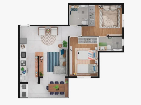 Imagem Apartamento com 2 Quartos à Venda, 61 m² em Nova Petrópolis - São Bernardo Do Campo Imagem Apartamento com 2 Quartos à Venda, 61 m² em Nova Petrópolis - São Bernardo Do Campo