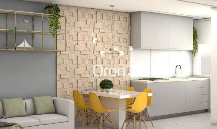 Apartamento com 2 Quartos à Venda, 51 m² em Vila Rosa - Goiânia