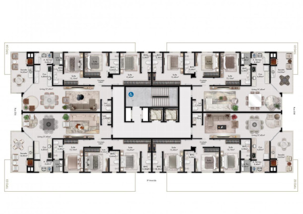 Imagem Apartamento com 3 Quartos à Venda, 131 m² em Meia Praia - Itapema Imagem Apartamento com 3 Quartos à Venda, 131 m² em Meia Praia - Itapema