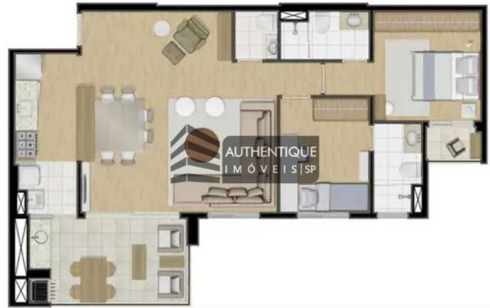 Imagem Apartamento com 2 Quartos à Venda, 93 m² em Baeta Neves - São Bernardo Do Campo Imagem Apartamento com 2 Quartos à Venda, 93 m² em Baeta Neves - São Bernardo Do Campo