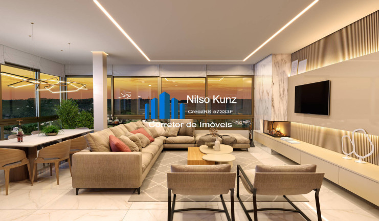Imagem Apartamento com 3 Quartos à Venda, 122 m² em Cidade Alta - Bento Gonçalves Imagem Apartamento com 3 Quartos à Venda, 122 m² em Cidade Alta - Bento Gonçalves