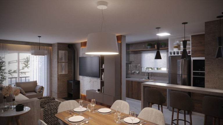 Imagem Apartamento com 1 Quarto à Venda, 54 m² em Avenida Central - Gramado