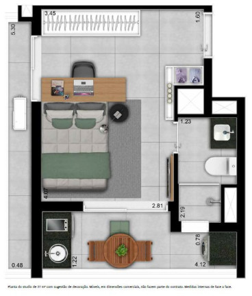 Imagem Studio com 1 Quarto à Venda, 17 m² em Perdizes - São Paulo