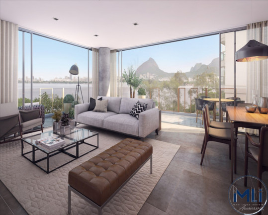 Imagem Imóvel com 3 Quartos à Venda, 129 m² em Lagoa - Rio De Janeiro Imagem Imóvel com 3 Quartos à Venda, 129 m² em Lagoa - Rio De Janeiro
