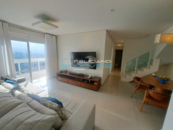 Imagem Cobertura com 4 Quartos à Venda, 217 m² em Canto Do Forte - Praia Grande