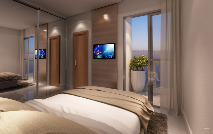 Imagem Imóvel com 1 Quarto à Venda, 44 m² em Muquiçaba - Guarapari