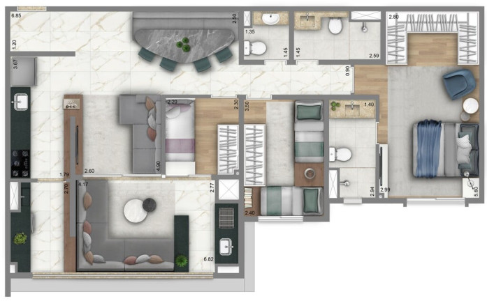 Imagem Apartamento com 3 Quartos à Venda, 100 m² em Tatuapé - São Paulo