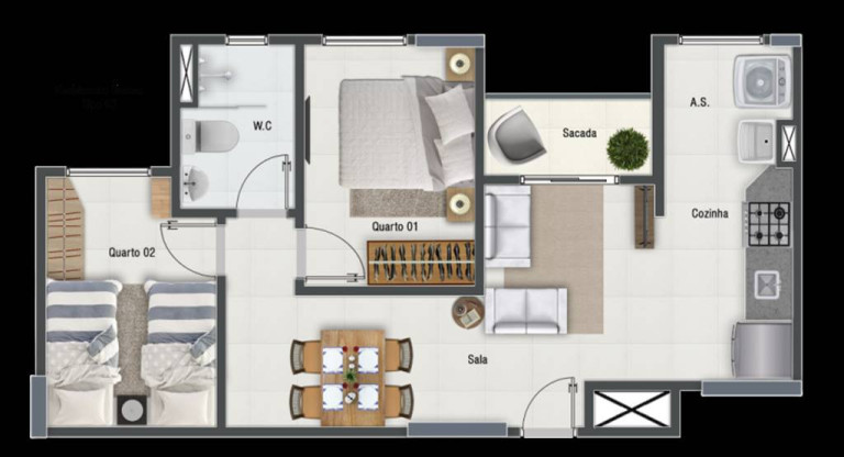 Imagem Apartamento com 2 Quartos à Venda, 54 m² em Vila Maria Leonor - Diadema Imagem Apartamento com 2 Quartos à Venda, 54 m² em Vila Maria Leonor - Diadema